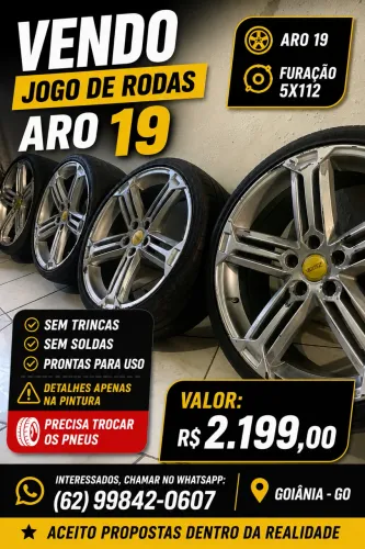 VENDO JOGO DE RODAS ARO 19 