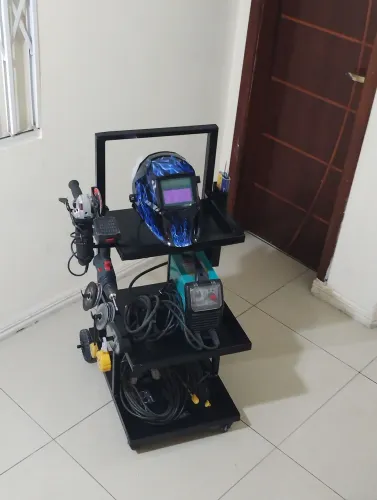 Carrinho para máquina de solda