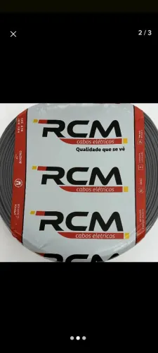 Fio rcm 2.5mm um preto e  1azul