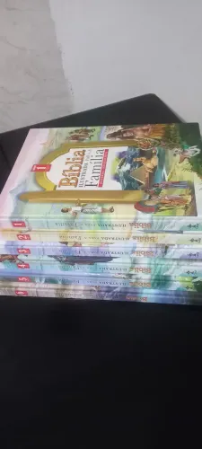 Bíblia infantil ilustrada coleção completa de 6 livros