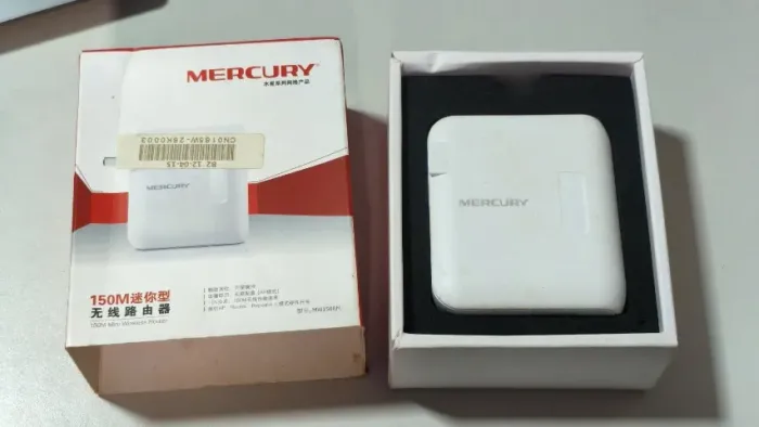 Mini Roteador Wi-Fi Portátil Mercury MW150RM AP/Repetidor com Caixa