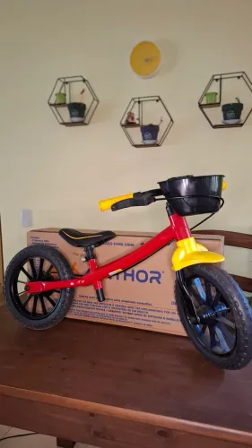 Bicicleta Infantil de Equilíbrio Sem Pedal Nathor