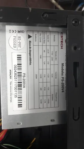 Computador Desktop Intel Celeron G1610 6GB RAM HD 500GB