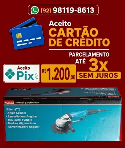 Esmerilhadeira Angular 7 2.200 W Ga7020 Makita