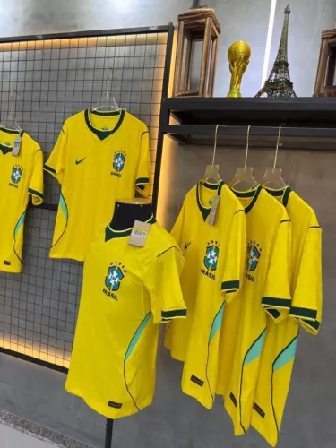 Camisa Brasil Amarela 2026 | Modelo Jogador Premium