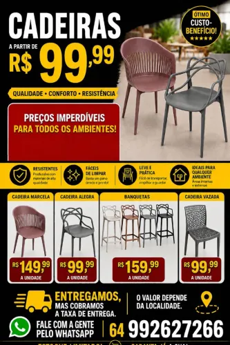 Cadeiras e banquetas