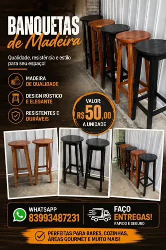 Banquetas americanas banco banquinhos