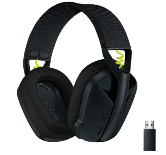 Headset Gamer Sem Fio Logitech G435 Microfone Embutido 2.4 - bluetooth - Usb