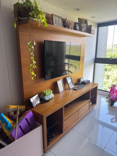 Rack de madeira TV