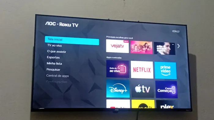 Tv aoc roku 43 polegadas