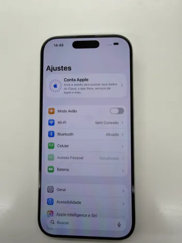 iPhone 16 Pro, 256 GB, Prata.