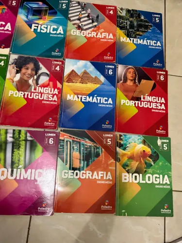 Livros 2 ano ensino médio poliedro lúmen