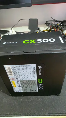 Fonte gamer corsair cx500