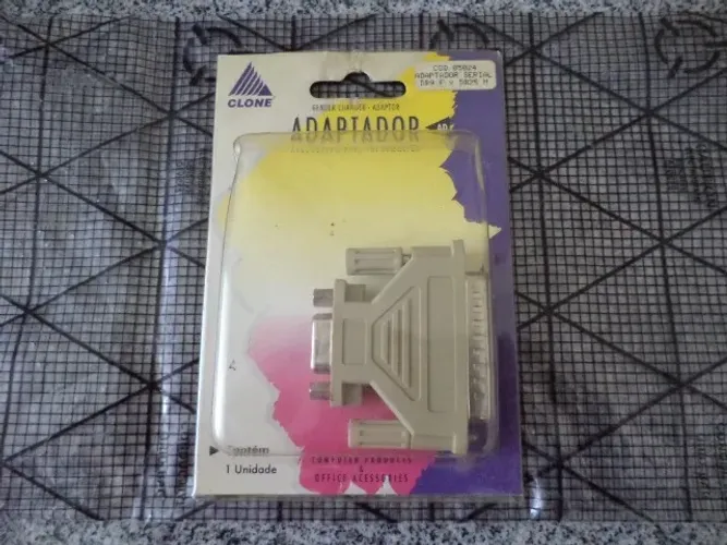 Adaptador Serial DB9 Fêmea x DB25 Macho