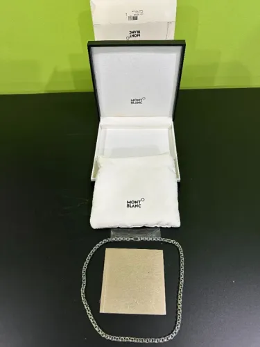 Corrente / Colar de Aço - Mont Blanc (novo e original)