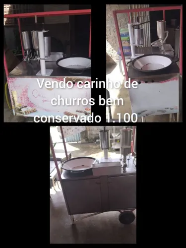 Vendo carinho de churros bem conservado