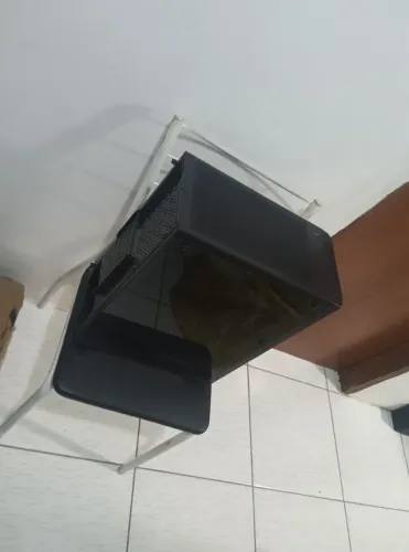 Gabinete Gamer Mancer Hexer Preto com 3 Fans Rainbow
