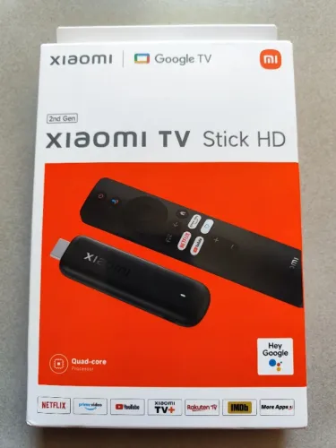 Mi Tv Stick 2ª geração Xiaomi adaptador streaming full hd, wifi, bluetooth, novo, lacrado.