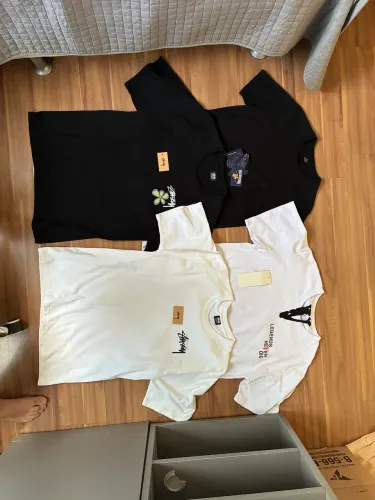 Kit 4 Blusas de Marcas Com etiquetas (Stussy, Vlone e Vilebrequin)