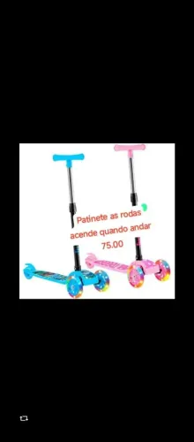Patinete luminoso flexível 