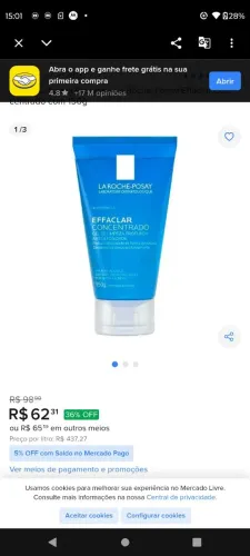 Gel de limpeza profunda