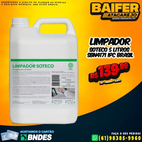 Limpador Soteco 5 Litros SBN4171 IPC Brasil