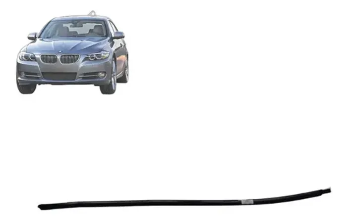 Pestana Externa Bmw 320 Traseira Esquerda 2009 2010 2011 Preto