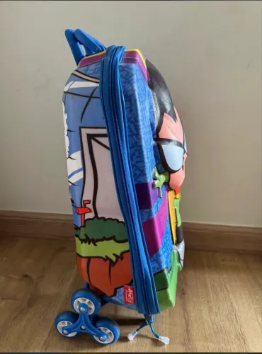 Mochila c rodinhas 3D - Jovens Titãs / Robin (Diplomata)