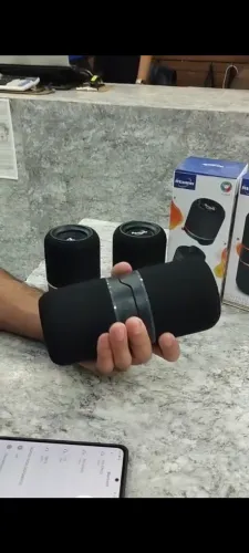 Caixa de som duplo recarregável