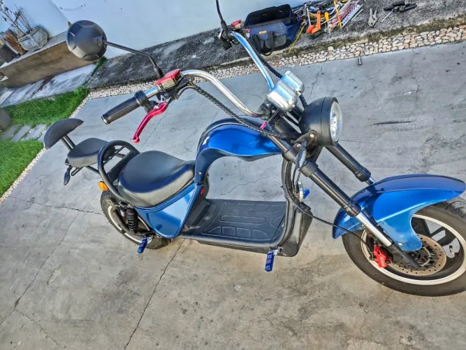 SCOOTER ELÉTRICA ESTILO HARLEY 3000W - POTÊNCIA, CONFORTO E ESTILO EM UM SÓ VEÍCULO!