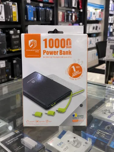 Carregador portátil powerbank 10000mAh para Android e iPhone