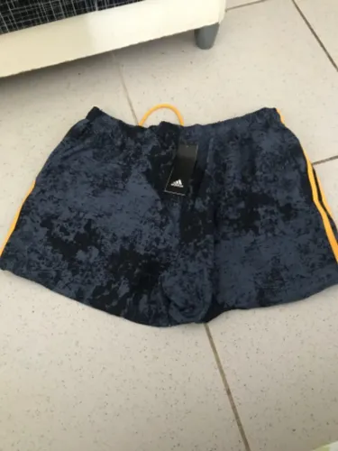 SHORT ADIDAS 3S AOP Swimwear - Novo com Etiqueta - TAM XL (GG) - Oportunidade Única!!!