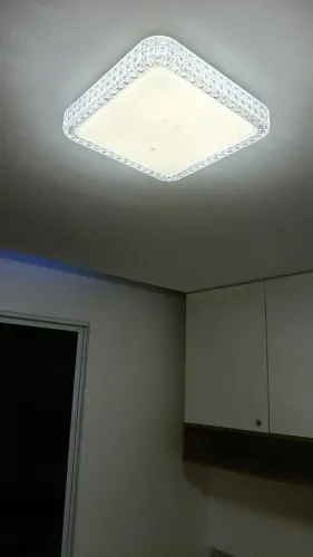 Luminária plafon brilhante