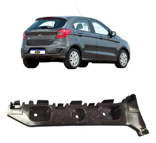 Guia Parachoque Traseiro Ford Ka Hatch 2014 A 2018 Direito