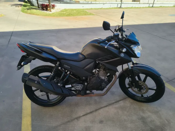 Fazer 150 preta fosca ano 2023 modelo 2024