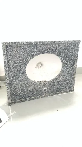 Pia de mármore com Cuba pra banheiro