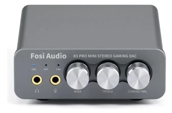 Dac Amplificador Fosi K5 Pro Mini Stereo Pc Ps5 Notebook