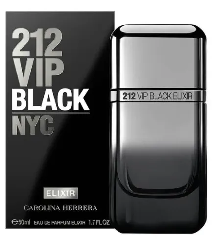 212 VIP Black Elixir Carolina Herrera Eau de Parfum - Perfume Masculino 50ml