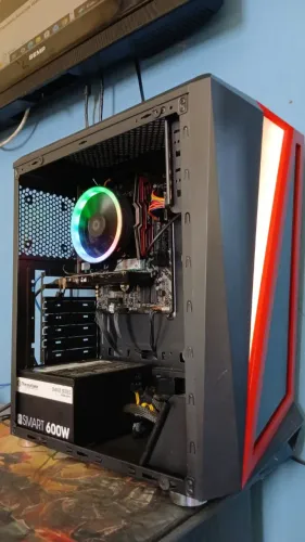 CPU core i5 9400f 16gb ddr4 ssd 256gb nvme fonte 600w gt 630 2gb aceito cartão