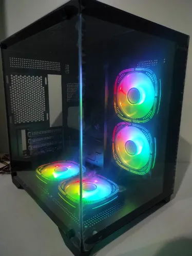 Gabinete Gamer Aquário 4 Fans ARGB (NOVO)