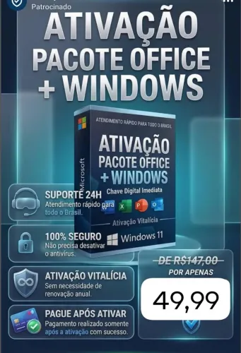 Ativação e Instalação de programas em domicilio