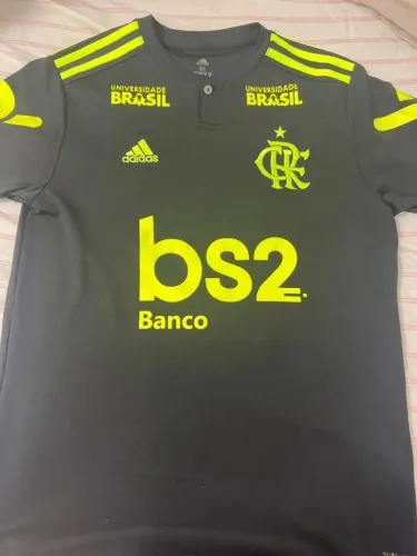 Camisa Flamengo, uniforme 3, 2019, c/ patrocínios