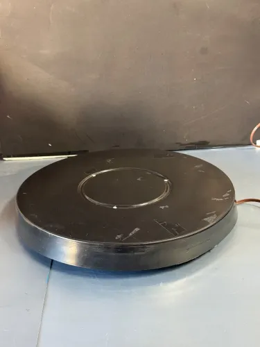 expositor giratório motorizado 40,5 cm Gira gira elétrico para objetos em vitrine