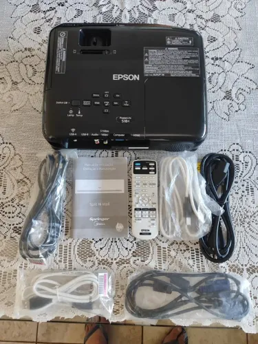 Projetor Epson PowerLite S18+ HDMI 3000 Lumens Completo