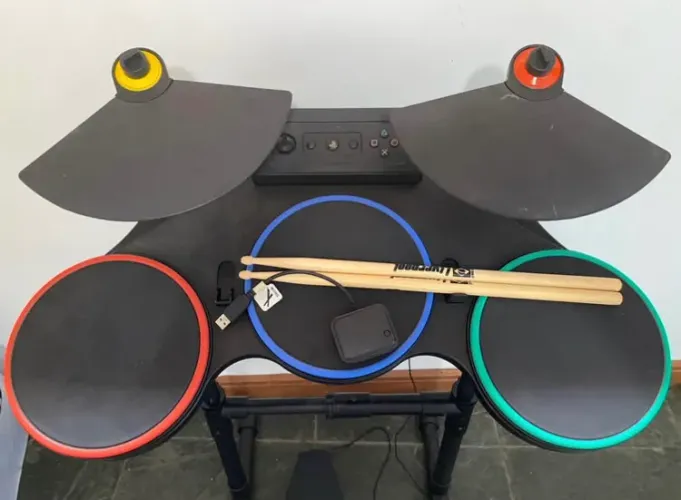 Bateria Funcionando 100% - PS3/PS4/PS5/PC - Guitar Hero / Rock Band Apenas DF!