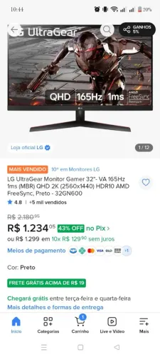 Monitor Gamer 32