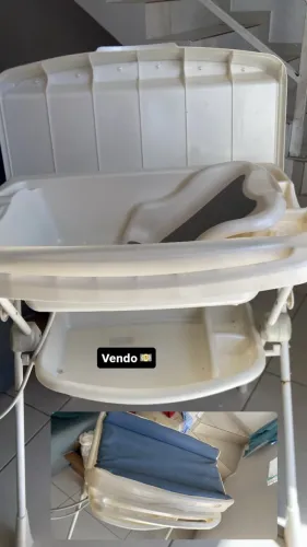 Banheira com trocador 