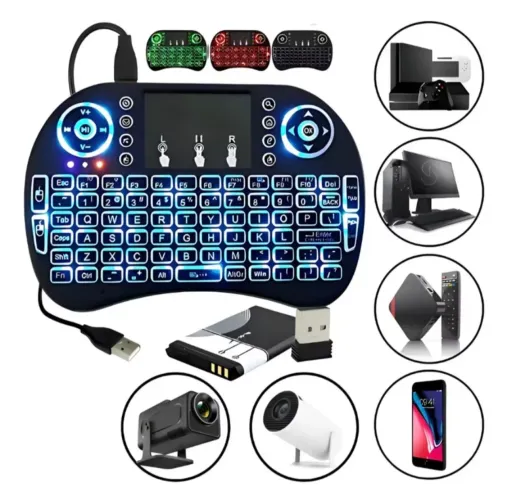 Mini Controle Teclado Bluetooth Sem Fio