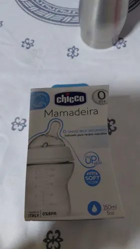 Mamadeira bico silicone
