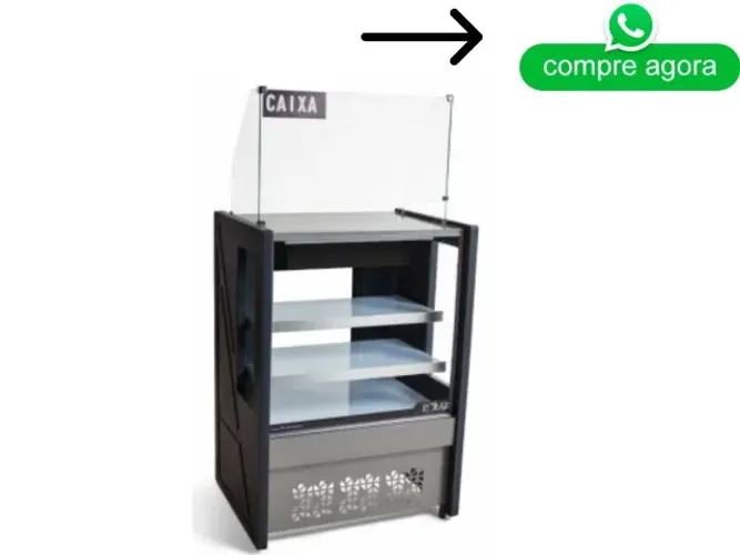 Balcão Caixa 80CM Polar Novo